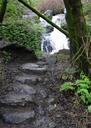Final steps before reaching Cascade Falls.